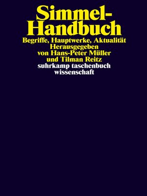 cover image of Simmel-Handbuch